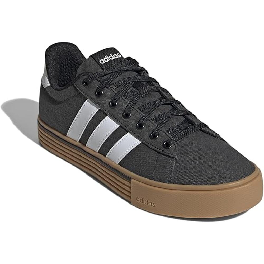 NWT adidas Men's Daily 4.0 Sneaker, Black/White/Gum,  7